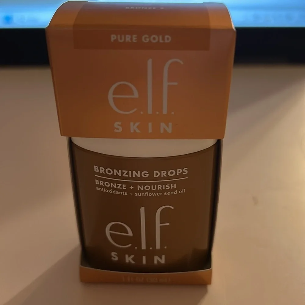 e.l.f. Cosmetics Bronzing Drops BRONZE 2 - PURE GOLD / BRAND NEW